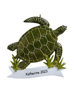 Personalized Sea Turtle Ornament
