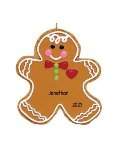 Personalized Gingerbread Boy Ornament 