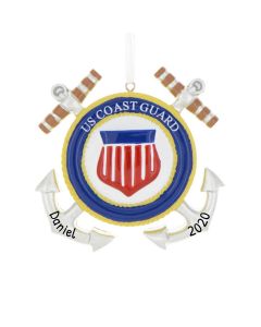 Personalized Coast Guard Ornament