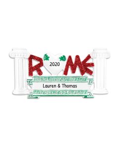 Personalized Rome Italy Ornament 