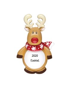 Personalized Reindeer Character Ornament 