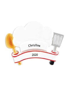 Personalized Chef Hat Ornament 