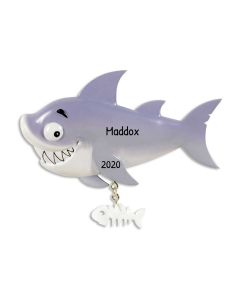 Personalized Sea Life Shark Ornament 