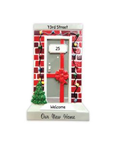 Personalized New House Door Ornament 