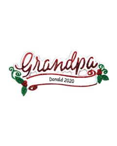 Personalized Grandpa Ornament