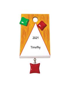 Personalized Corn Hole Bag Toss Ornament