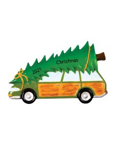 Personalized Family Truckster Station Wagon Ornament