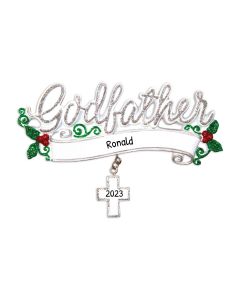 Personalized Godfather Ornament