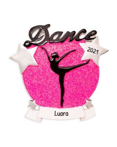 Personalized Dance Silhouette Ornament 