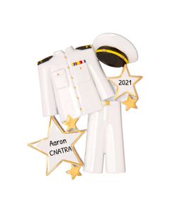 Personalized Naval Uniform Ornament