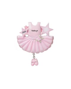 Personalized Ballerina Outfit Ornament 