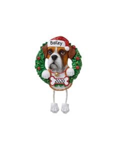 Personalized Boxer Dog Ornament 