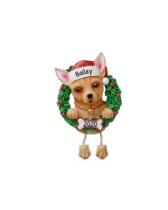 Personalized Chihuahua Dog Ornament 