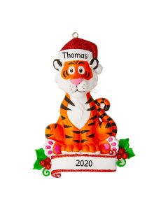 Personalized Tiger Zoo Animals Ornament