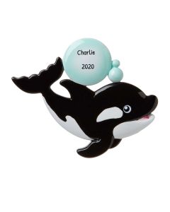 Personalized Orca Aquarium Animals Ornament