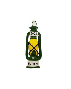 Personalized Camping Lantern Christmas Tree Ornament