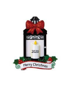 Personalized Christmas Lantern Tree Ornament