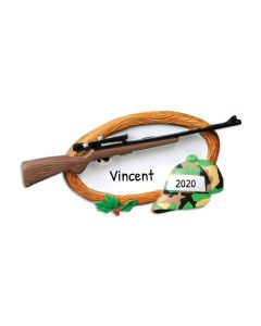 Personalized Hobbies Activities Hunting Ornament