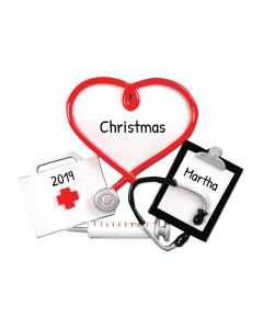 Personalized Health Care Practitioner Ornament