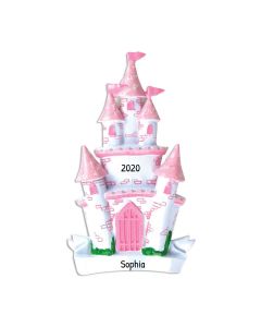 Personalized Princess Castle Ornament 