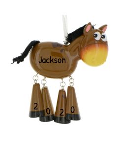 Personalized Farm Animals Donkey Ornament