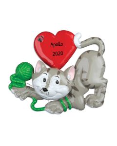 Personalized Cat Lover Ornament