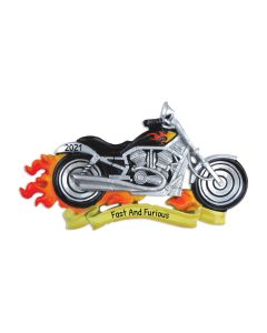 Personalized Harley Motorcycle Ornament 