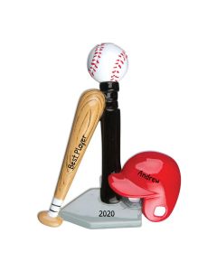 Personalized Tee Ball Game Ornament 