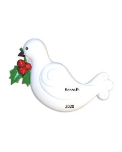 Personalized Dove Ornament