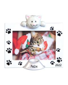 Personalized Cat Frame Ornament 