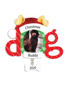 Personalized Dog Photo Frame Ornament 