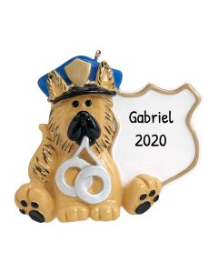 Personalized Police Dog Ornament 