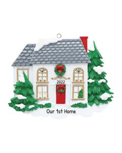 Personalized Victorian House Ornament