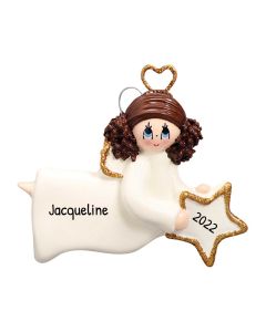 Personalized Star Angel Ornament