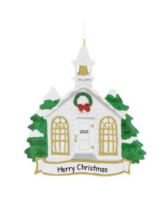 Personalized Church Ornament