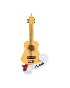 Personalized Classical Guitar Ornament 