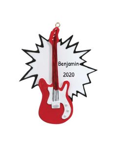 Personalized Electronic Guitar Ornament