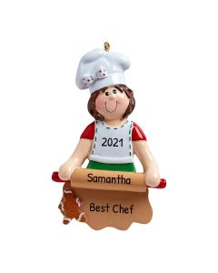 Personalized Loves to Bake Ornament