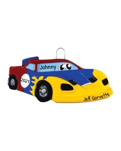 Personalized Race Car Toy Ornament