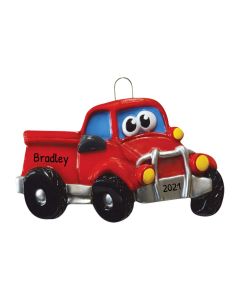 Personalized Pick Up Truck Toy Ornament