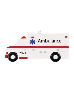 Personalized Ambulance Ornament