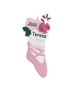 Personalized Ballet Stocking Ornament