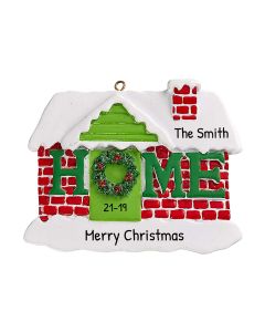 Personalized Home Christmas Tree Ornament