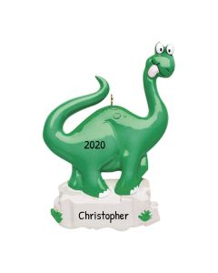Personalized Brachiosaurus Dinosaur Ornament
