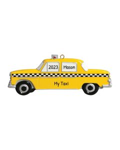 Personalized Taxicab Ornament