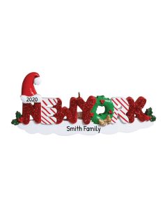 Personalized New York Word Ornament