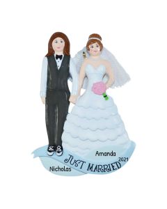 Personalized Marriage Women Ornament 