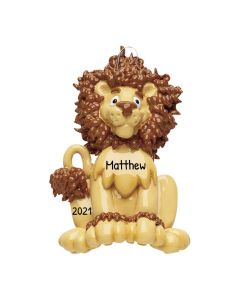 Personalized Lion Ornament 