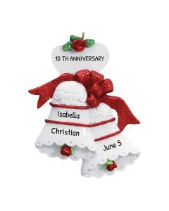 Personalized Anniversary Christmas Tree Ornament Without Writing 