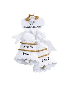 Personalized Anniversary Christmas Tree Ornament 50th 